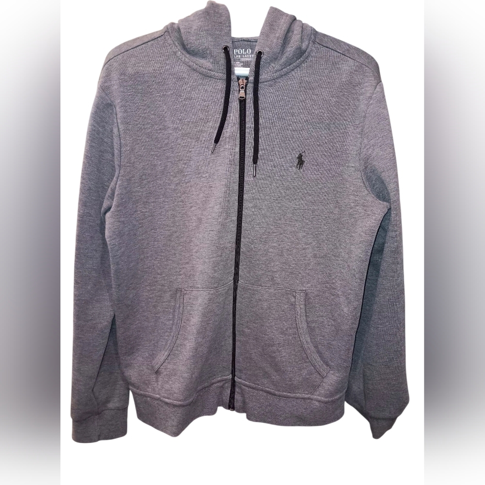 Ralph Lauren Charcoal Zip-Up Sweater